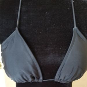 Black Triangle Bikini Top Size Lg-Xl Cute